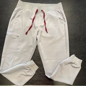 Figs Zamora Jogger Scrub Pants - Cement